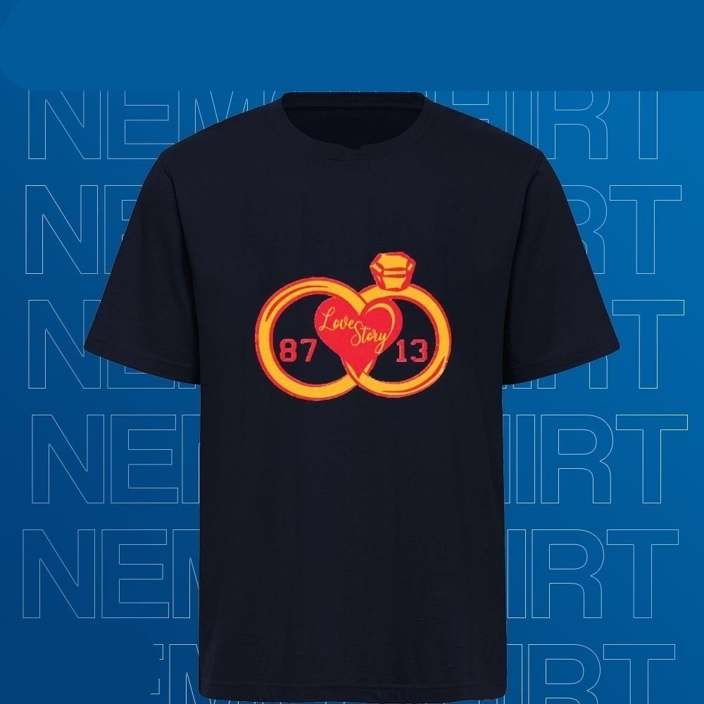 Love Story 87 13 Ring Taylor And Travis Kelce Shirt